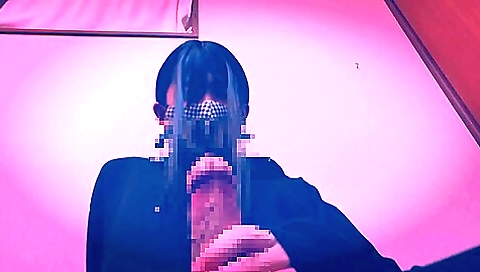 Japanese woman with big ass fucks herself on camera