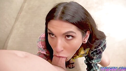 Brunette is having anal fun with big dick and his girlfriend