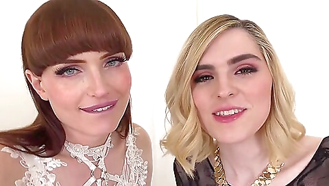 Hot blonde and brunette in hot anal threesome xnxx